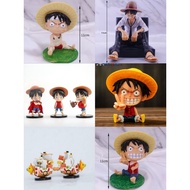 [Ready Stock Malaysia] One Piece Luffy Cake Topper［现货］动漫海贼王手办Q版披风路飞公仔蛋糕烘焙装饰玩具公仔摆件 1PC