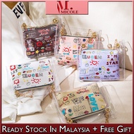 Ready Stock MICOLE SB2610 Korean Women Sling Bag Crossbody Bag Shoulder Bag Women Bags Casual Bag Be