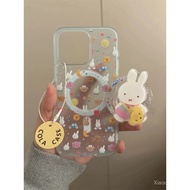 Phone Phone Case Suitable for iPhone 7 8 X XS XR XSMAX 11 12 13 14 15 16 Pro max Plus Miffy Rabbit M