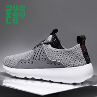 More Walking Shoes duozoulu Official Flagship Summer Breathable Men's Mesh Shoes Ultra-Light Soft Sole Sports Casual Men's Shoes