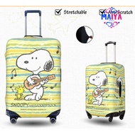 Snoopy luggage cover Spandex fabric, flexible, elastic luggage cover 18 20 22 24 26 28 30 32 inches 