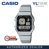 [MARCO Warranty] Casio Lady A130WE-1ADF Vintage Analog-Digital Quartz Watch (100% Original & New)
