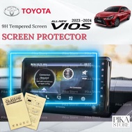 TOYOTA Vios 2023 2024 Infotainment Tempered Glass Screen Protector Navigation Vios 2023 Accessories