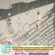 Get 7% coupon+gift】Crystal Sun Catcher Pendant Curtain Hanging Wind Chimes Wall Decoration Pendant R