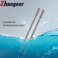 Zhangeer 26.5mm 28mm Connection Repair Install Glossy Rod Screw Female Screw Rod for Aibi AP Royal Oak Offshore Watch Strap 15400 15703 Watch Accessories With Tool Free Dropshipping