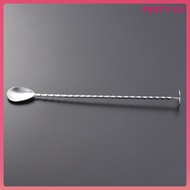 304 Stainless Steel Cocktail Threaded Bar Spoon Swizzle Stick Bar Tea Stirring Stick Cocktail Twiste