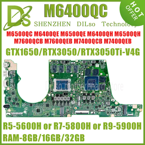 M6400QC Mainboard M6400QB M6400QH M6400QE M6500QC M6500QB M6500QE M6500QH M7400QCB M7600QCB M7400QEB