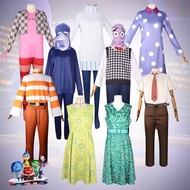 Inside Out 2 Joy Sadness Anger Disgust Ennui Fear Envy Anxiety cosplay costumes