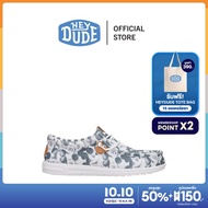 HEYDUDE รองเท้าลำลองผู้ชาย WALLY MICKEY MOUSE PRINT รุ่น 44855-1HK - GREY MULTI
