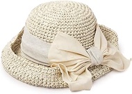 CA4LA ONM01831 Women's Wide Brim Hat, Daily, Casual, Girly, Spring and Summer, Ribbon, Cotton, Paper