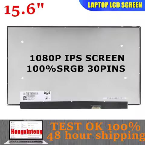 15.6''Laptop LCD Screen NV156FHM-N4C FIT NV156FHM-N67 NV156FHM-N65 B156HAN09.0 FHD 1920*1080 100% sR