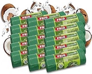FRIO Aroma - 360 Scented Bin Liners 30 L, 24 x 15 Pieces Green | Coconut Milk Fragrance | 52 x 58 cm