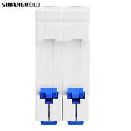 SIJIANGMOLD Circuit Breaker, 25A/40A/50A/63A 2P 400V AC 2P Circuit Breaker, Durable DZ47-63 Leakage 