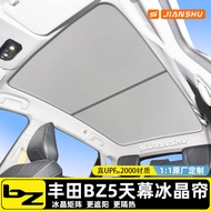 ผ้ากันแสงหลังคา Panorama Sunshade Curtain สำหรับ Toyota BZ5 กระจกผนังบนบ้าน กันความร้อน กันแดด ผ้ากั