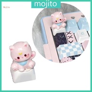 Mojito Collectible 3D ESC Keycap Cartoon Cats Head Keycap for Crosses Axises Keyboards Builder