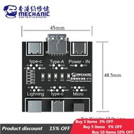 MECHANIC DT3 USB Cable Tester Data Cable Test PCB Board for Android USB Type-C Lighting Data Cable S