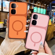 Vivo IQ00 Neo 10 case in basic colors with eye-catching circular print, beautiful and durable