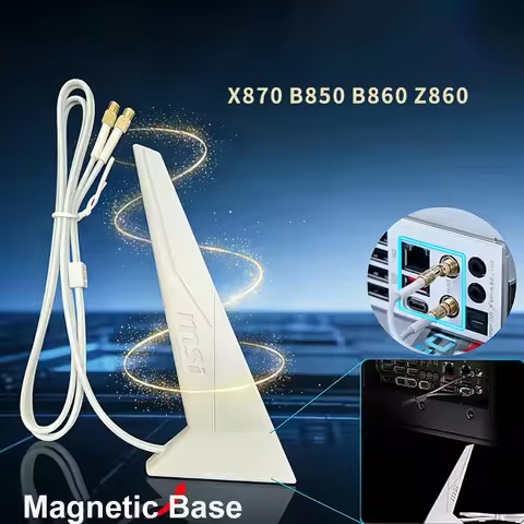 Original MSI WiFi7 Antenna With EZ Plug For Z890 B850 MAG X870 X870E PRO X870E-P X870-P X870 X870E G