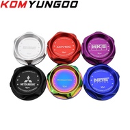 Aluminium Car Engine Oil Cap Oil Tank Cap For MITSUBISHI Oil Filler Caps Auto Racing Modified Covers RALLIART MIVEC EVOLUTION HKS NOS