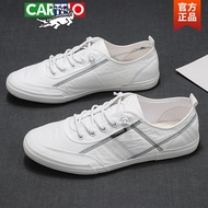 KY/🏅Cartelo Crocodile（CARTELO）Summer New Canvas Shoes Men's Korean-Style Versatile Casual Shoes Youth Lace-up Ice Silk C