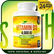 Vita Premium Vitamin D 4,000 IU, Maximum Strength Vitamin D3 Supplement