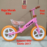 Sepeda Balance Bike Exotic ET2017 Sepeda Anak Balance Bike Exotic 2017 Balance Bike PushBike Exotic