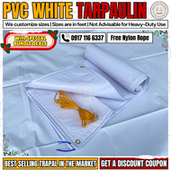 Tarpaulin White 6x3 4x6 6x5 6x6 6x7 6x8 6x9 6x10 6x12 8x10 10x12 10x15FT TEMPORARY USE ONLY WATERPRO