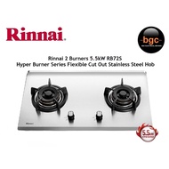 Rinnai RB-72S 2-Hyper Burner Gas Hob With Flexible Cut Out RB72S