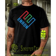 Enron Tshirt Corrupt Corporation Power Fraud Scandal Retro Sizes Small To 6X