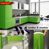 HIJAU Green cupboard Sticker Green cupboard Sticker Green cupboard wallpaper Cupboard Sticker lemary
