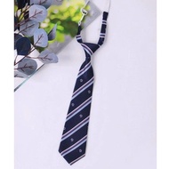 Self-tied tie with Japanese bow tie for men and women, Yearbook bow tie, high quality striped tie