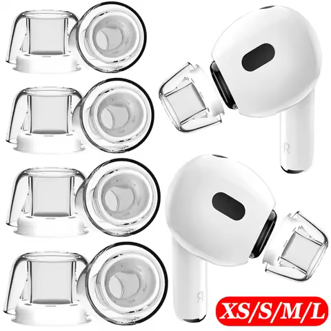 Upgrade Latex Earbuds Transparent Eartips for Apple AirPods Pro Earphone Earplugs Replacement Ear Co