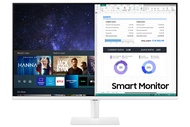 SAMSUNG 27" M50B Series FHD Smart Monitor w/Streaming TV, 4ms, 60Hz, HDMI, HDR10, Watch Netflix, You