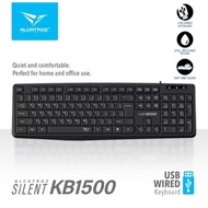 Alcatroz Office Keyboard Silent KB1500 USB Wired Keyboard