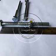 PUTIH White NUT BOLT M8 X 100 LENGTH 10CM 10 CM BMP M8X100 8X100 WHITE BMP 8