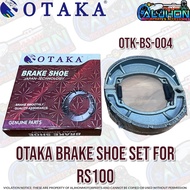 OTAKA BRAKE SHOE OTK-BS-004 SET FOR RS100