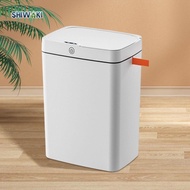 [ShiwakiMY] Smart Electric Touchless Garbage Bin 18 Liter Trash Can Compact Size Silent