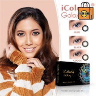 ( 2 PCS) Bionics iColoris Galaxy Monthly Disposable Cosmetic Color Contact Lenses 1/2