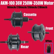 【hot】◈☜ 2.1KG Ebike 36V 250W 350W Speed Motor AKM Hub Powerful Brushless Front /Rear Motor/Cassette