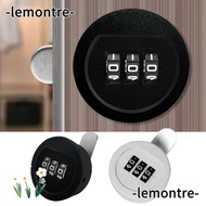 LEMONTRE Password Lock, Zinc Alloy 3 Digital Code Combination Lock,  Anti-theft Hardware Furniture Drawer Lock Cupboard Drawer