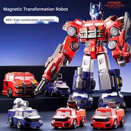 Magnetic Transformation Robot - 999+ Free Combination Gameplay, Multi-Vehicle to Robot Action Figure