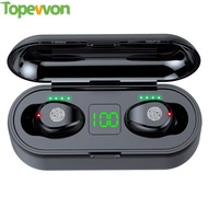 F9 TWS Wireless Bluetooth Earphone Sport Headphone Mini Earbuds Stereo Bass Headset