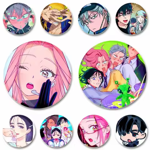 Anime ALIEN STAGE Brooch IVAN TILL Sua Hyuna Luka Cartoon Cosplay Badges Lapel Pins Fashion Jewelry 