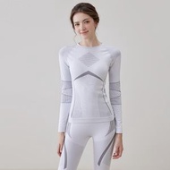 2026冬季新款運動戶外滑雪保暖打底運動套裝健身滑雪服女