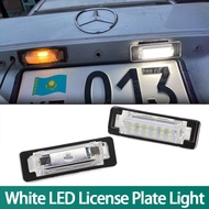 2x Canbus LED Number License Plate Light Lamp For Mercedes Benz E C Class W210 W202 4D AMG White Num
