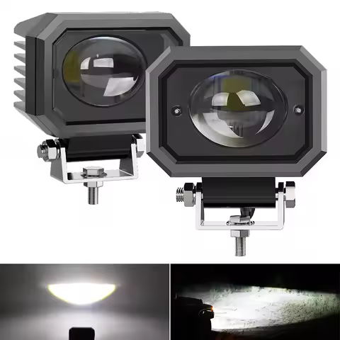 12D 4inch Led Work Light Spotlight 18000LM Work Light Pods Fog Lights for Motorcycles Truck 4x4 Off 