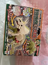 二手MegaHouse 解體拼圖 恐龍 三角龍 復元拼圖