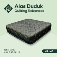 Seat Cushion Rebonded Foam Seat Cushion Square Size 45cm x 45cm Quilting Cushion Pillow Chair Cushio