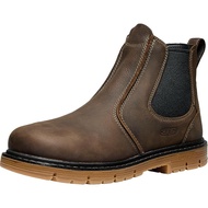 KEEN San Jose 90 Degree Chelsea Safety Boots for Men - Cascade Brown/Gum