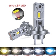 2Ps 120W 58000Lm H7 Powerful Led Headlight Bulb Turbo Fog Lights Auto